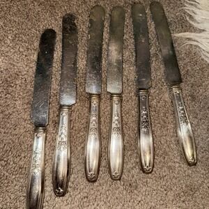 Vintage‎ 1847 Roger's Bros Ambassador Pattern Knives 6
